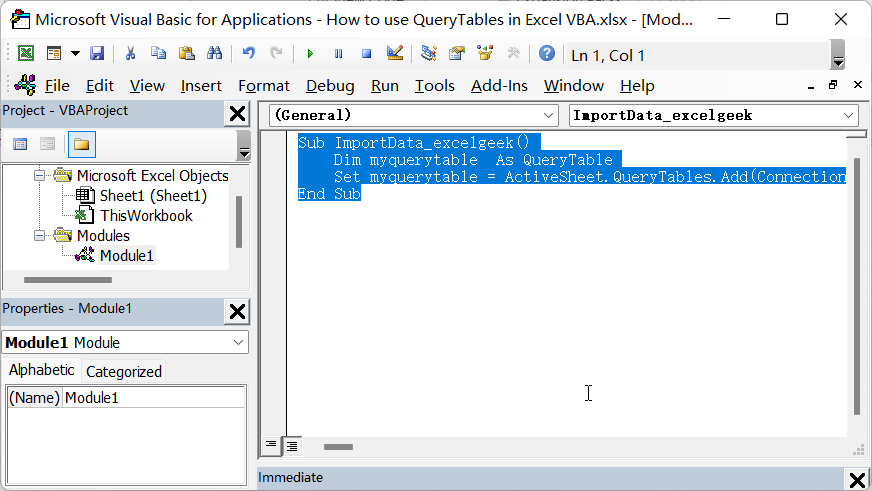 How to use QueryTables in Excel VBA 1.png