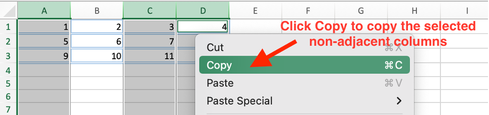 How to Copy Non-Adjacent Cells or Columns or Rows in Excel 7.png