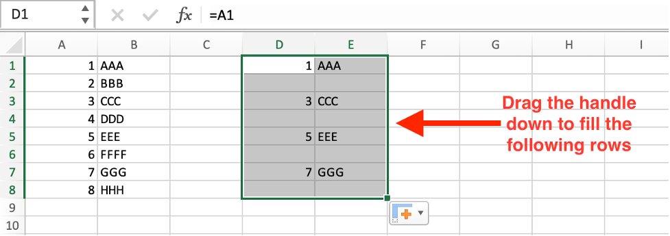 How to Quickly Copy the Every Other Row in Excel Worksheet 20.png