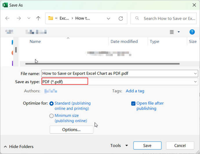 How to Save or Export Excel Chart as PDF 21.png