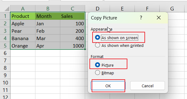How to convert cells range to image in Excel 3.png